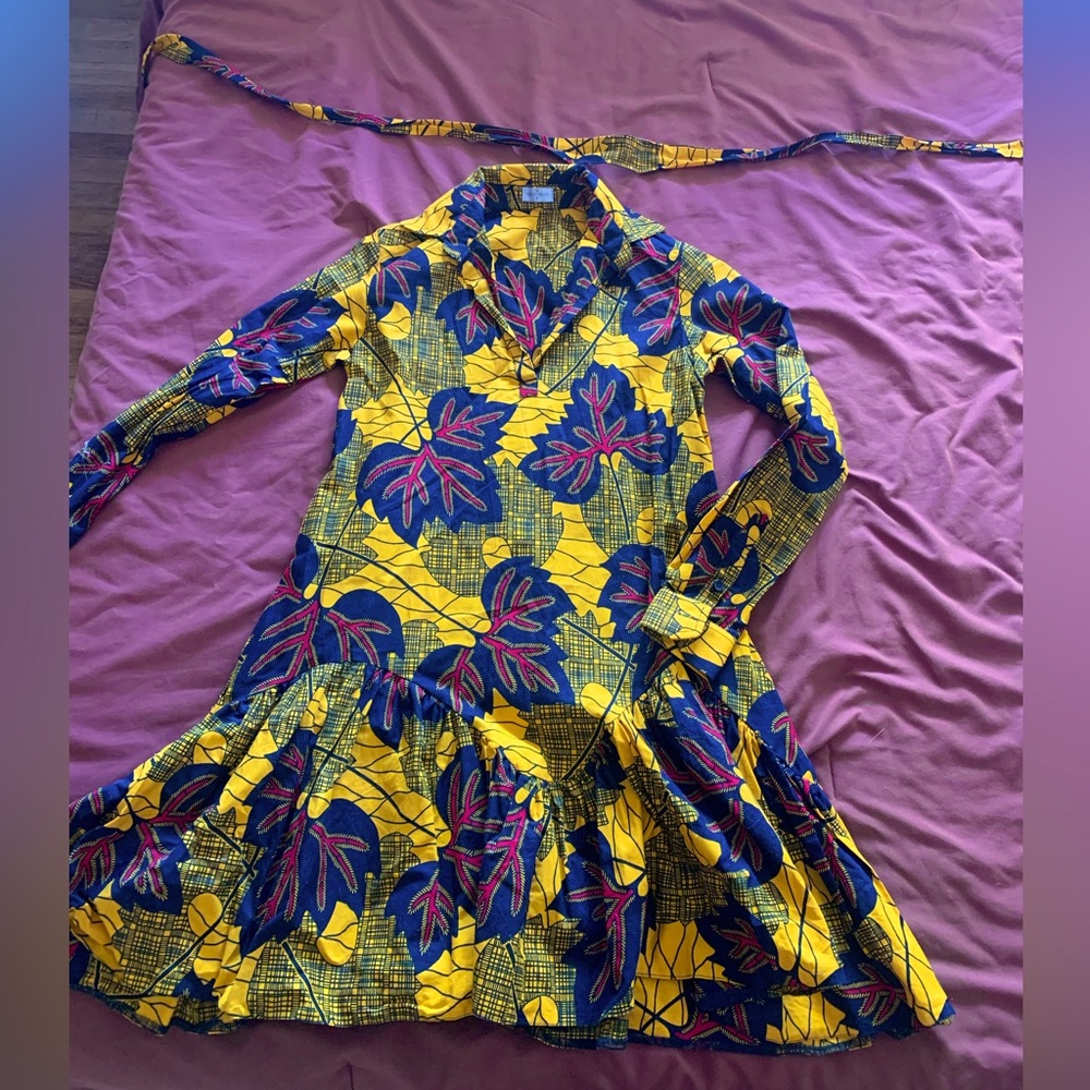 African print dress